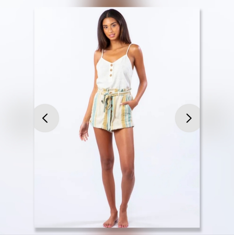 NWT Ripcurl Coast Stripe short